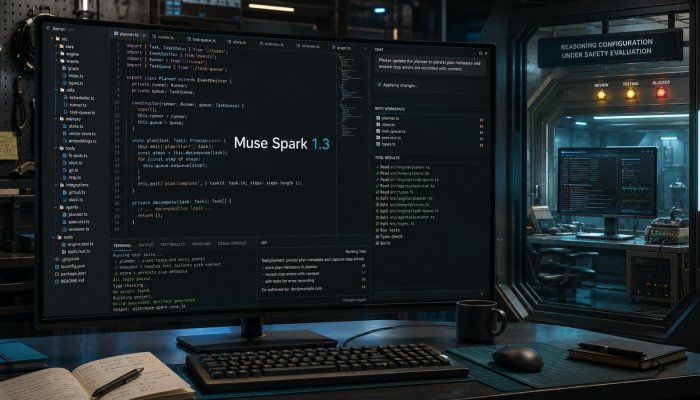 Muse Spark 1.3は長仕事向け、ただしMax推論は後日