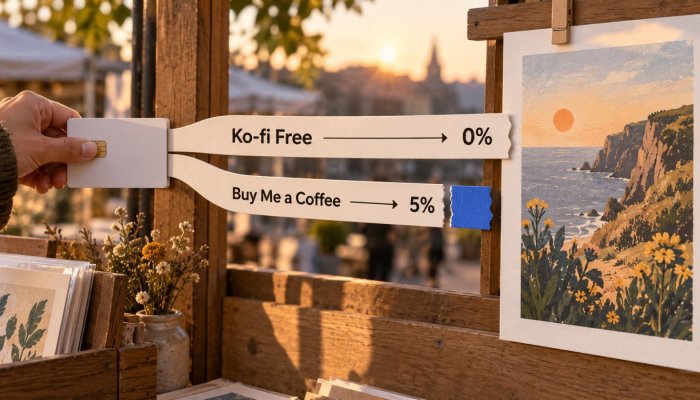 Ko-fi apo Buy Me a Coffee: bakshishi 0% sfidon rrugën më të thjeshtë