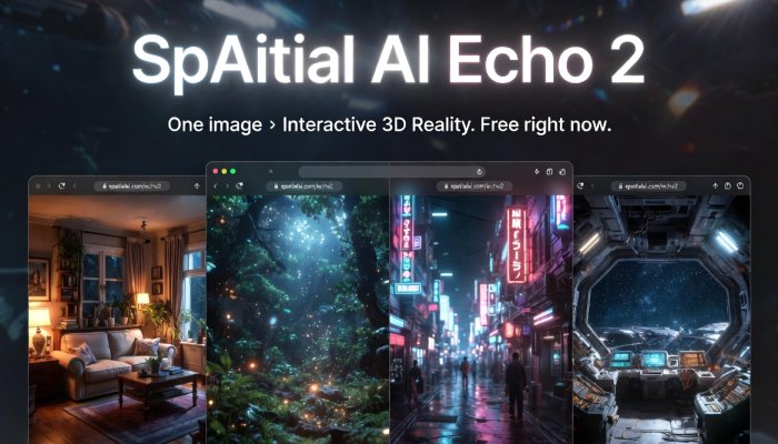 SpAItial AI Echo-2: The Free “World Generator” That Turns One Image Into an Interactive 3D Reality