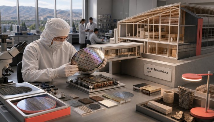 Micron menaruh US$10 miliar pada riset memori yang baru dimulai 2027
