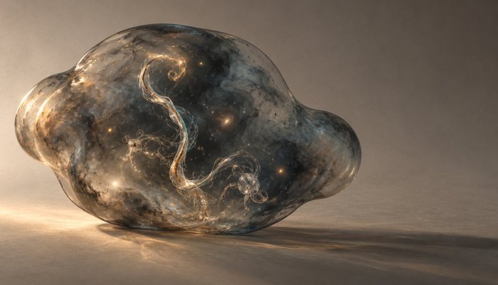 Kosmisk G-nøgle afslører to kollisioner – først sort hul, så galaksehobe