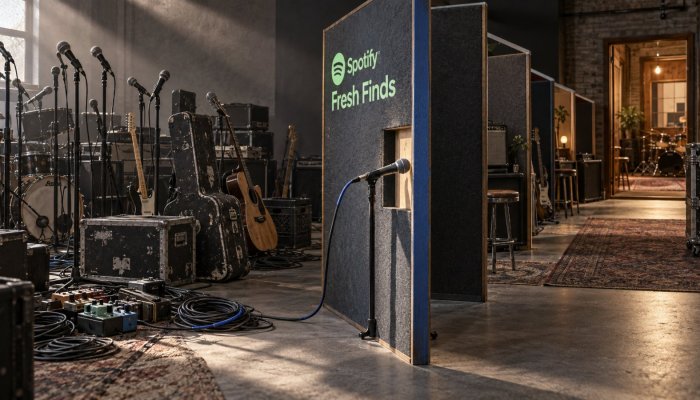 Fresh Finds Forward vise 10 000 artistes par an, sur invitation éditoriale