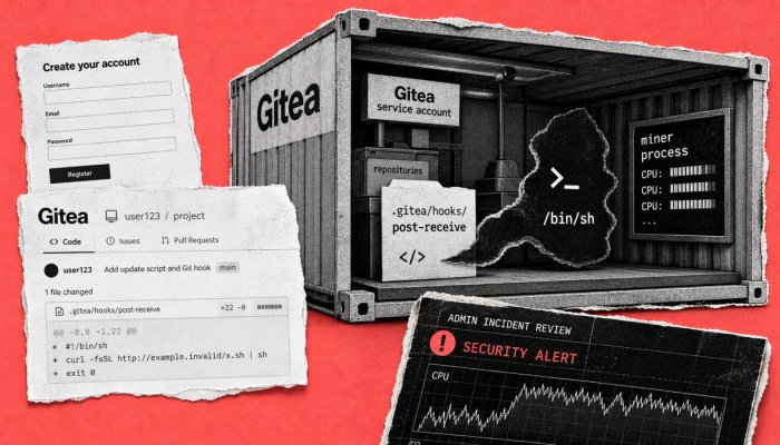 Gitea’s RCE Is Now Exploited—Open Registration Widens the Door