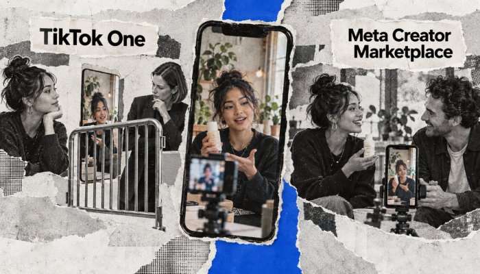 Meta Creator Marketplace või TikTok One: makse liigub eri teed