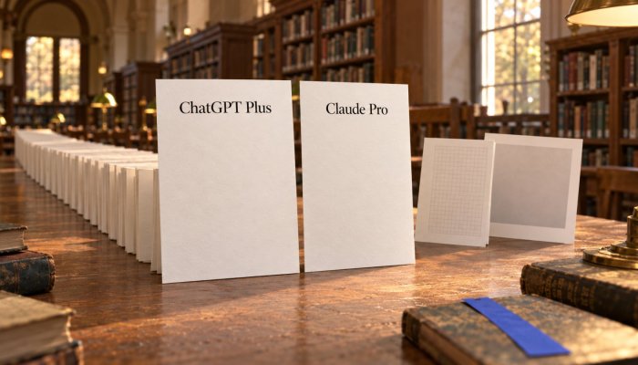 ChatGPT Plus ці Claude Pro: адна цана хавае розныя межы