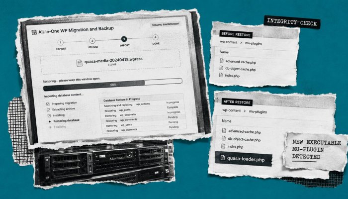 Backup do WordPress vira gatilho de invasão — 3,2 milhões seguem expostos