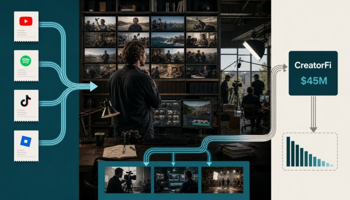 CreatorFi Raises $45M—Creators Keep Their IP but Pledge Future Revenue