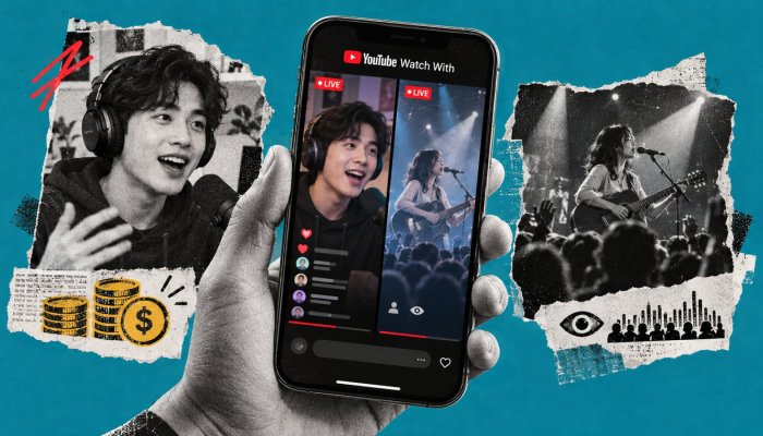 YouTube cho reaction live kiếm tiền, video gốc chỉ nhận thêm số liệu