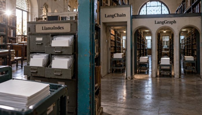LangChain أم LlamaIndex لـRAG؟ الاختيار يبدأ من بنية التطبيق