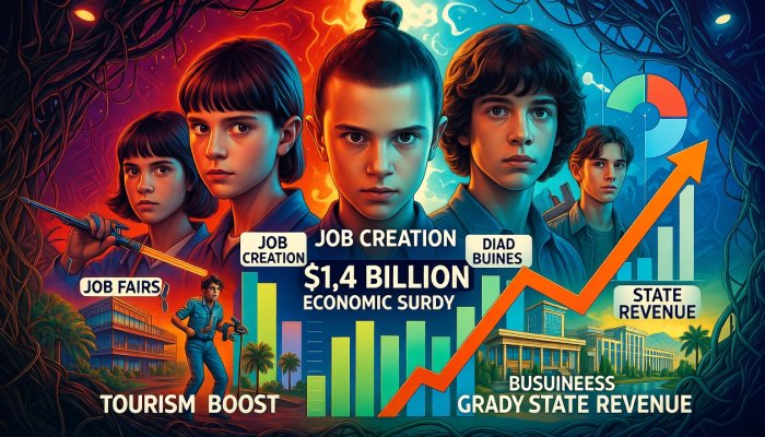 Stranger Things: Netflix's Supernatural Saga Fuels $1.4 Billion Economic Surge in the US