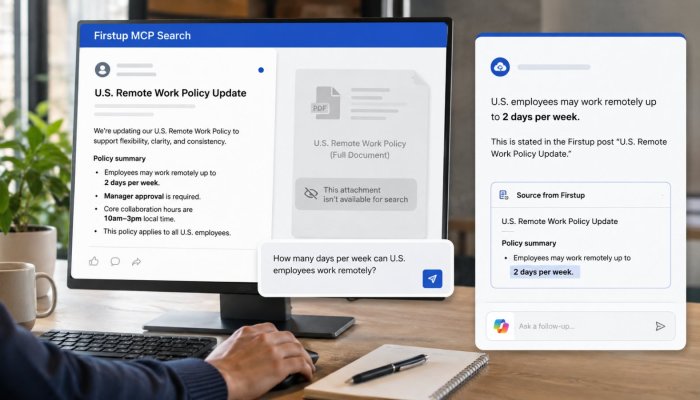 社内規程をChatGPTで検索、Firstup MCPに残る3つの制限