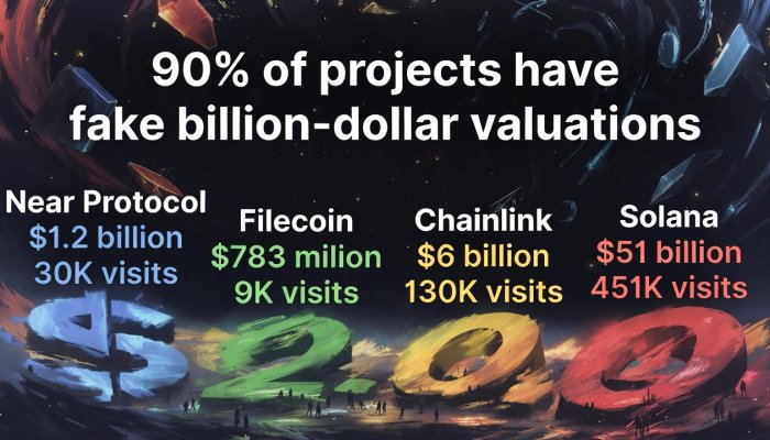 The Illusion of Value: Fake Capitalizations in 90% of Crypto Projects