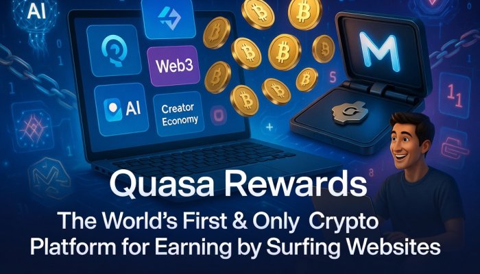 Quasa Rewards: The World’s First and Only Crypto Platform for Earning by Surfing Websites