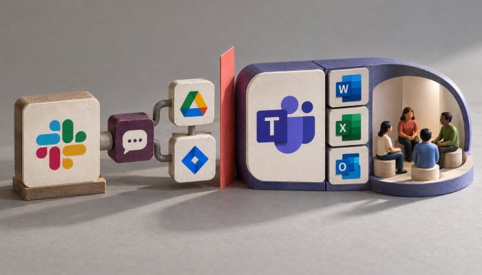 Slack o Microsoft Teams: chat-first o Office-first ang mas murang workflow