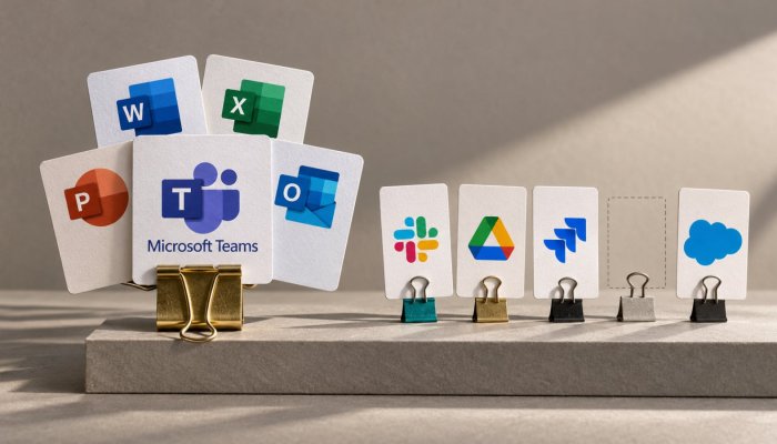 Slack czy Teams? Integracje i pakiet Microsoft 365 odwracają wybór