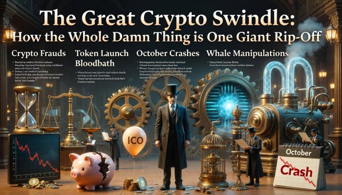 The Great Crypto Swindle: How the Whole Damn Thing is One Giant Rip-Off