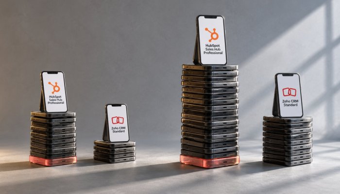 HubSpot թե Zoho CRM․ պարզ ինտերֆեյսի գինը աճում է յուրաքանչյուր տեղով