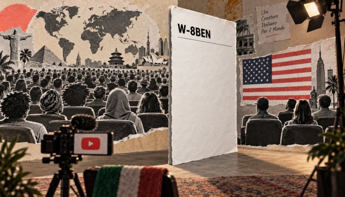 YouTube e tasse USA: senza modulo la ritenuta può arrivare al 24%