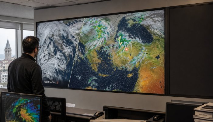 WeatherNext 3 saatlik tahmine geçti: Türkiye sonucu henüz ayrı değil