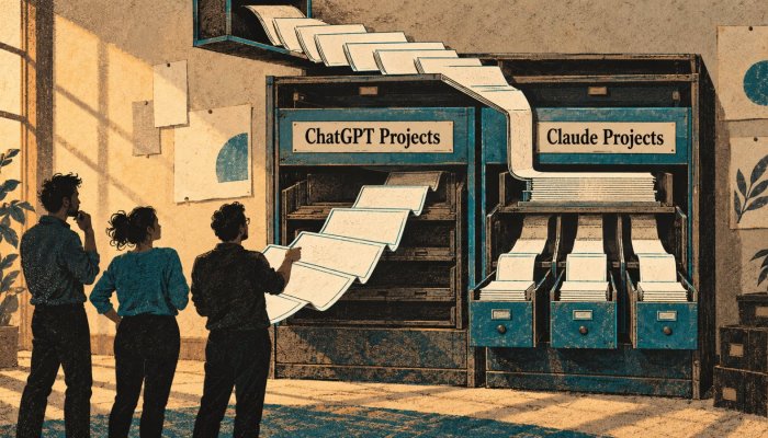 ChatGPT Projects или Claude Projects: тимско дељење мења избор