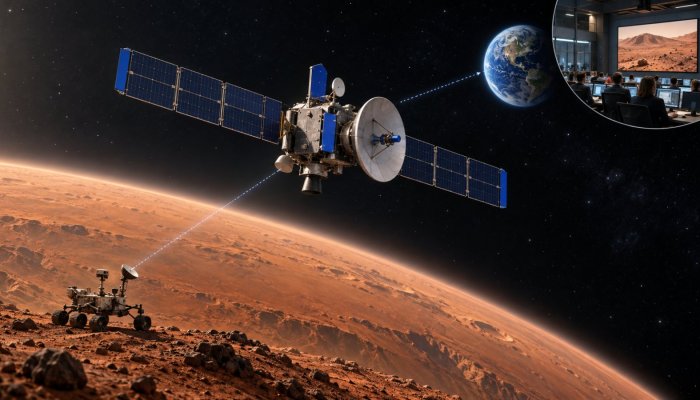 Blue Origin baut das Mars-Datennetz – der Auftrag reicht bis 700 Millionen Dollar