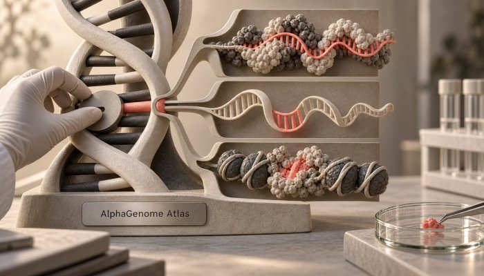 AlphaGenome cartografía 9.000 millones de variantes, pero no diagnostica