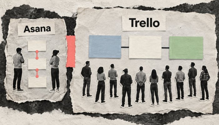 Asana hay Trello: nhóm hai người và nhóm 10 người trả giá khác hẳn