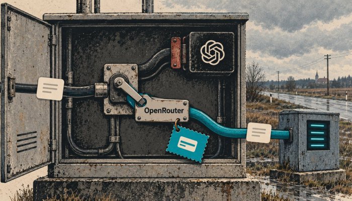 „OpenRouter“ ar tiesioginė API: 5,5 % mokestis perka atsarginį maršrutą
