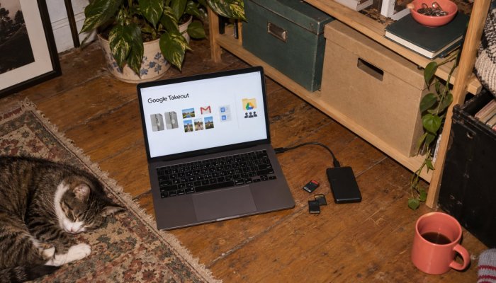 Google Takeout tworzy archiwum, ale nie zachowuje uprawnień do plików