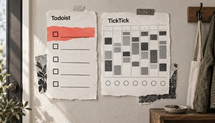 Todoist ή TickTick: το ημερολόγιο κοστίζει λιγότερο, η απλότητα όχι