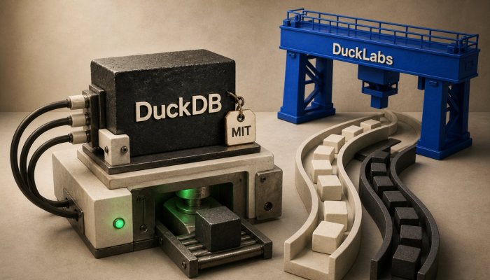 Comprar una empresa open source no compra el código: el caso DuckDB