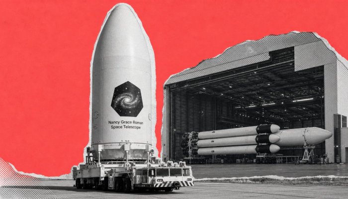Telescópio Roman chega ao foguete — o céu que ele verá é 100 vezes maior