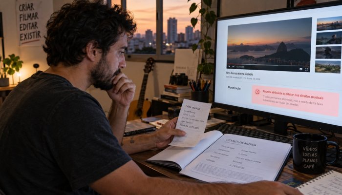 Música liberada no aplicativo ainda pode tirar a receita do seu vídeo
