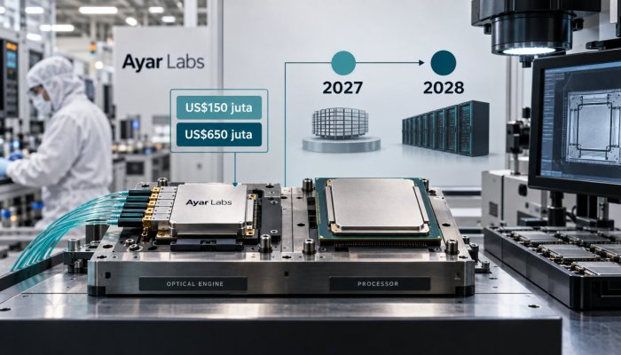 Ayar menambah US$150 juta—produksi optik massal baru dibidik 2028