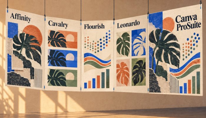 Canva ProSuite réunit quatre outils, mais Affinity et Cavalry restent gratuits