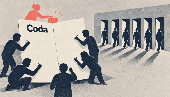 Notion sau Coda: aceeași echipă poate plăti șase locuri sau unul