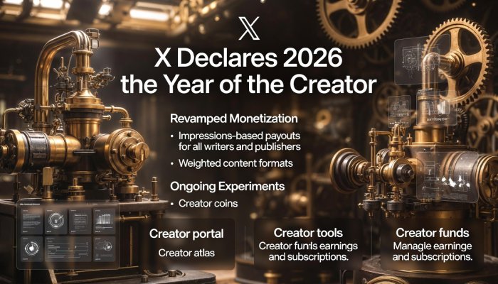 X Declares 2026 the Year of the Creator: Revamped Monetization and Ongoing Experiments