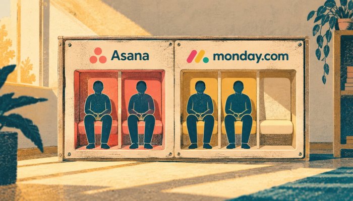 Asana ali monday.com: trije sedeži lahko izničijo nižjo ceno