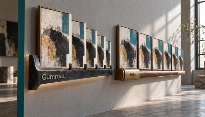 Gumroad или Sellfy: 10% с продаж дороже фиксированной платы при росте