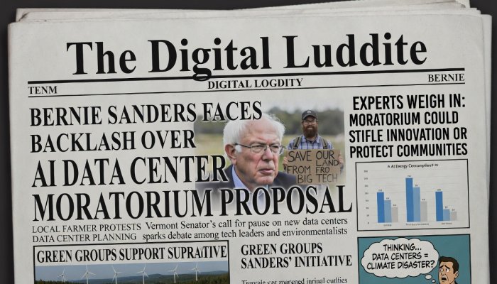 The Digital Luddite? Bernie Sanders Faces Backlash Over AI Data Center Moratorium