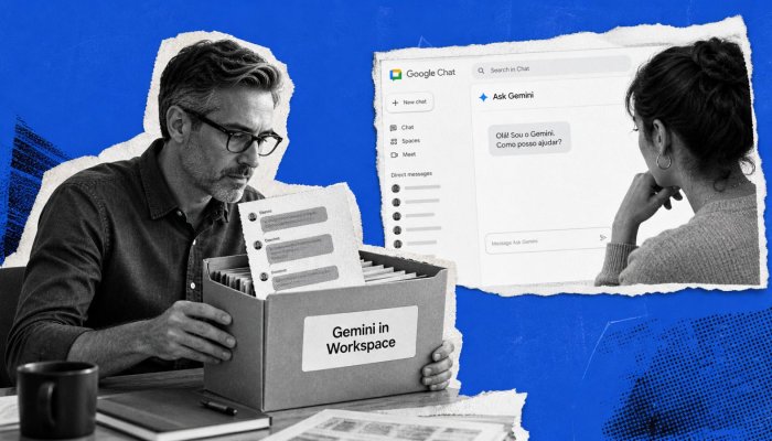 Ask Gemini substitui o painel no Google Chat — o histórico não será migrado