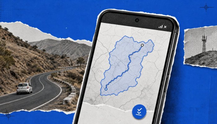 Google Maps का ऑफलाइन नक्शा कैसे डाउनलोड करें: मार्ग, भंडारण और सीमाएँ