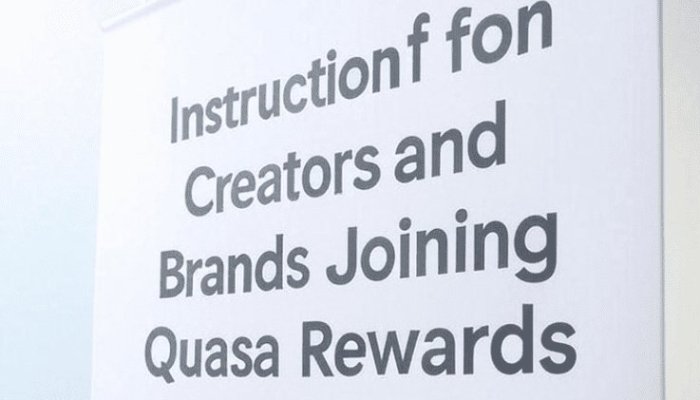 Instruction for Creators and Brands Joining Quasa Rewards