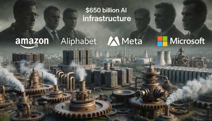 Big Tech's $650 Billion AI Arms Race: Four Companies Outspend Entire Nations on Infrastructure