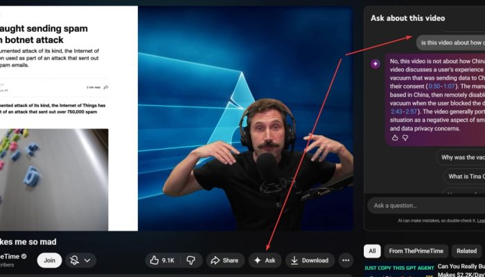 ? YouTube Integrates Gemini AI with New 'Ask' Button: Your Video Q&A Just Got Smarter