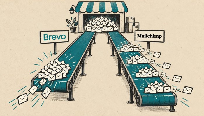 Brevo না Mailchimp—তালিকা বড় হলেও পাঠানোর সংখ্যাই কখন বিল বাঁচায়