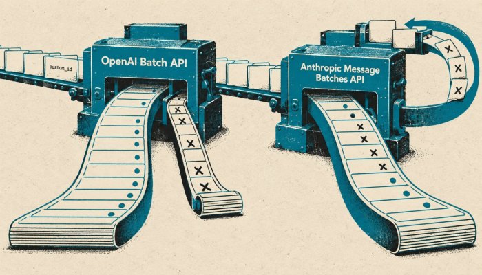 OpenAI Batch או Anthropic Batches: אותה הנחה, כשל שונה לגמרי