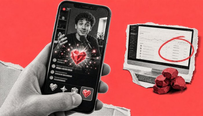 Cadeaux YouTube : les Joyaux ne sont pas un paiement direct au créateur
