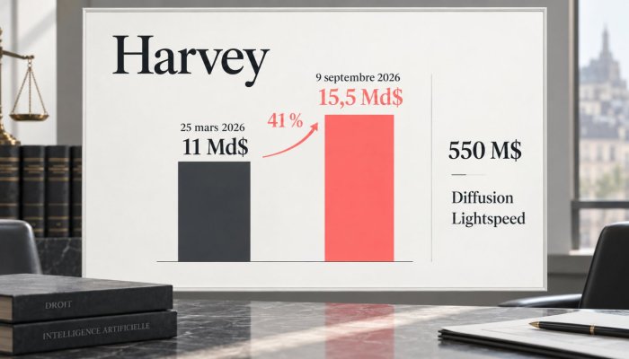 Harvey vaut 15,5 Md$ : sa valorisation gagne 41 % en six mois