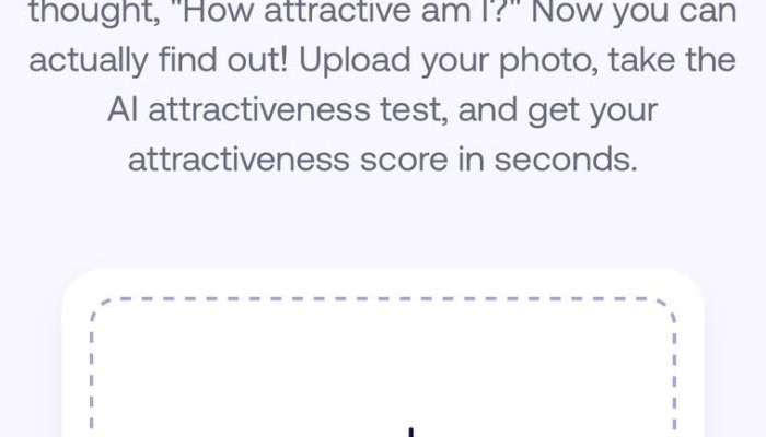 “How Attractive Am I”: A Service to Assess Your Looks Through AI’s Eyes